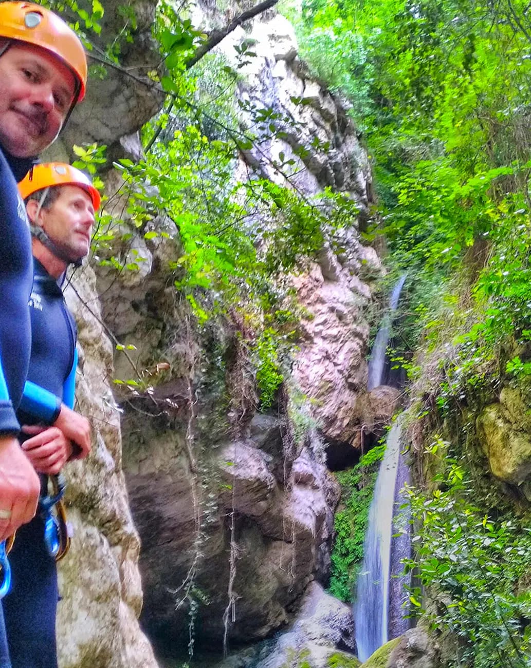 Cascade de Courmes 60 m canyoning Gorges du Loup