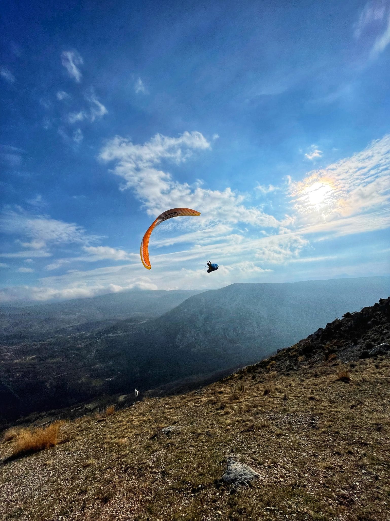 paragliding stage in nice
