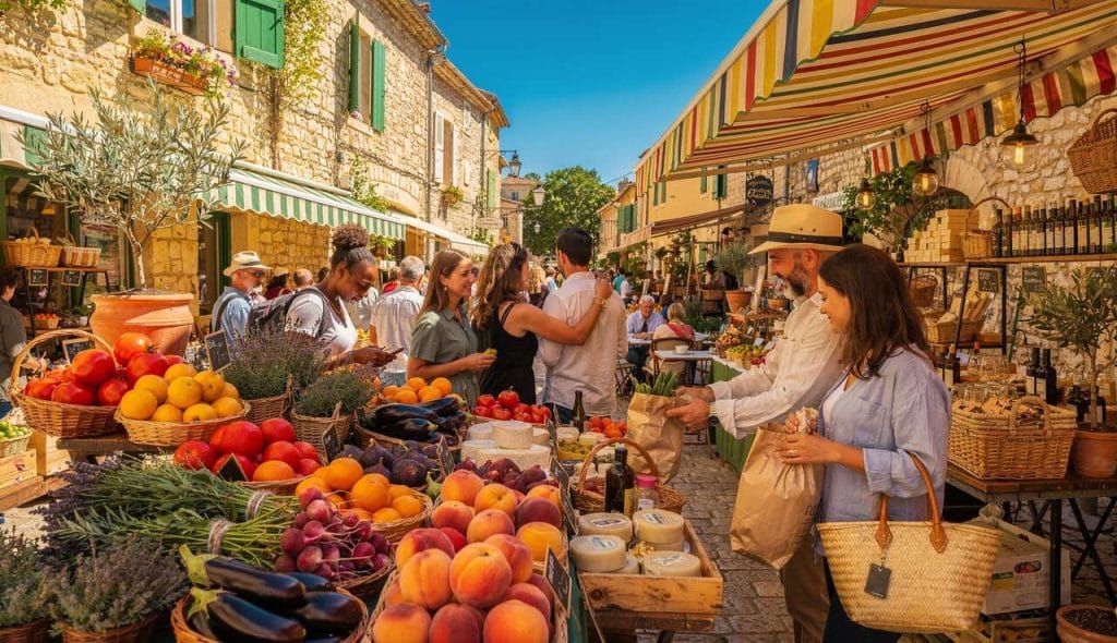 Provençal market in Lavandou: flavours and experience gift