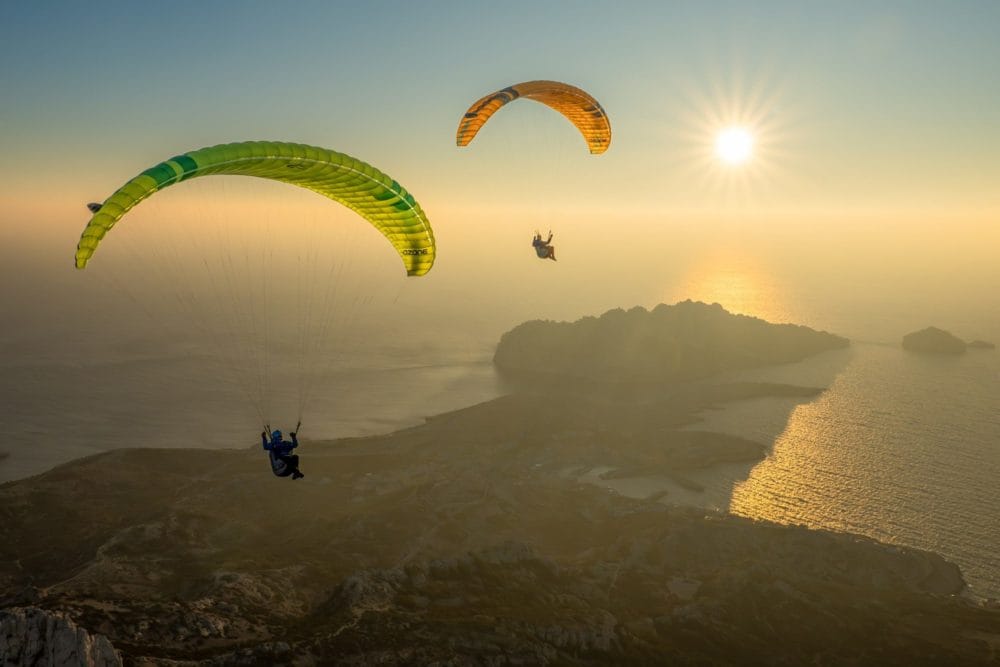 Ozone paragliding equipment at the Ailéments shop